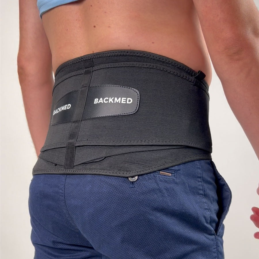 Centura pentru suport lombar BACKMED PLUS cu PAD detașabil din silicon