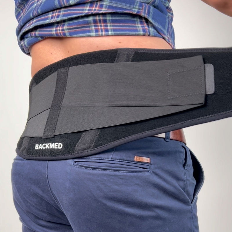Centura pentru suport lombar BACKMED PRO - LB-2 cu PAD detașabil