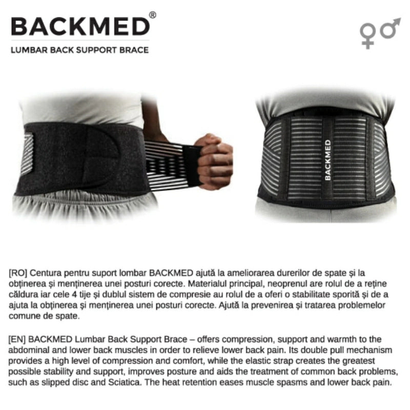 Centura pentru suport lombar BACKMED