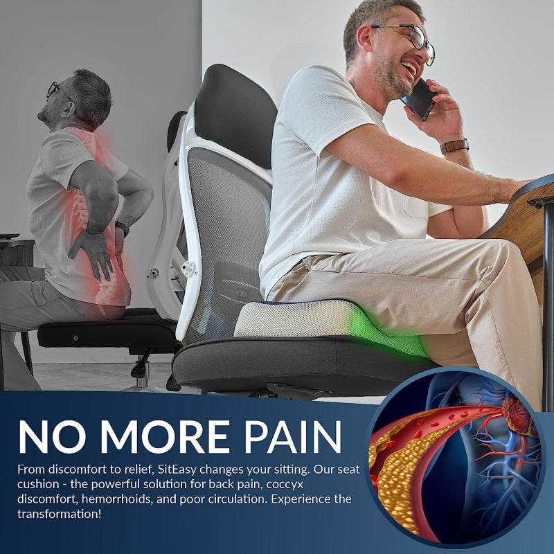 Pernă Ortopedică din Spumă cu Memorie - Coccyx PLUS - BackMed