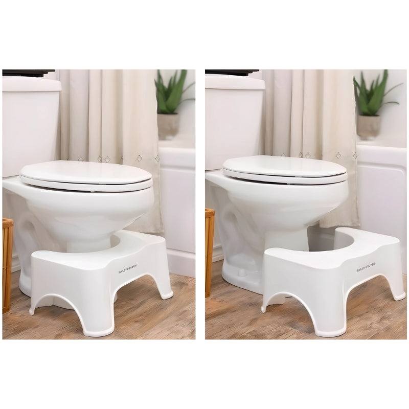 Taburet WC - TOILET HELPER - Reduce Riscul Apariției Hemoroizilor. Reduce timpul petrecut pe WC. Combate Constipația.
