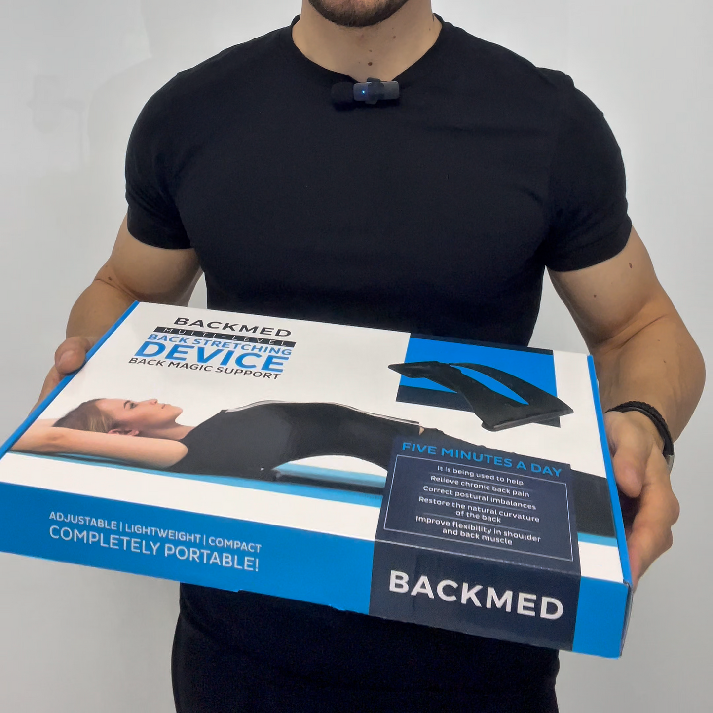 Dispozitiv pentru decompresia și eliminarea presiunii coloanei vertebrale BACK MAGIC - BACKMED