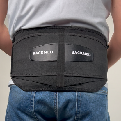 Centura pentru suport lombar BACKMED PLUS cu PAD detașabil din silicon