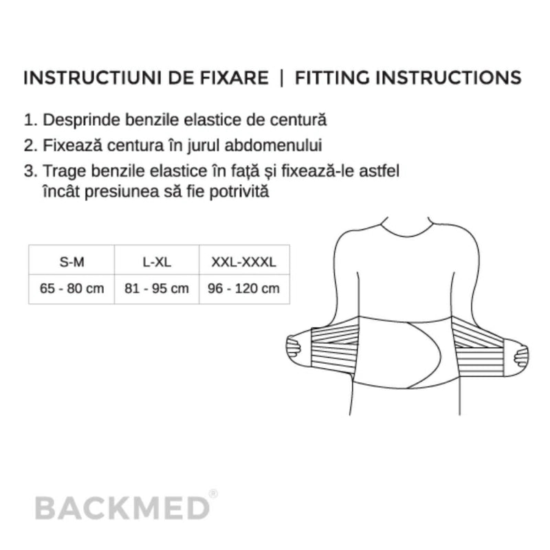 Centura pentru suport lombar BACKMED