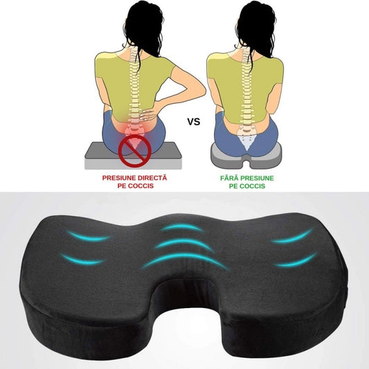 Perna Ortopedică din spumă cu memorie - Coccyx - BACKMED